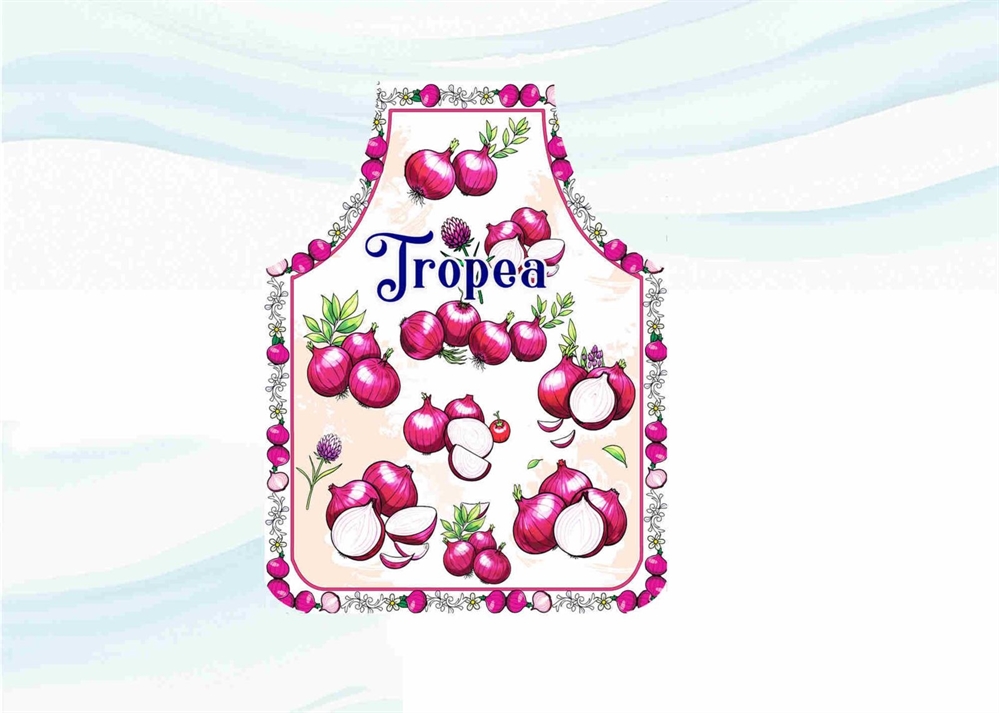 GREMBIULE COTONE STAMPA TROPEA CIPOLLE