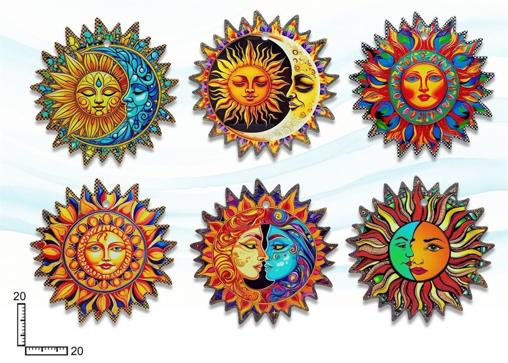 SOLE DA MURO/SOTTOPENTOLA CERAMICA RIL.CM20 S/6 ISCHIA