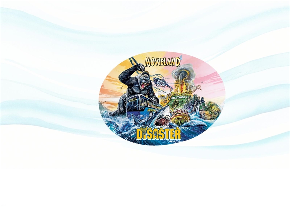 MAGNETE RESINA PIETRA RIL.OVALE DISASTER LOCANDINA