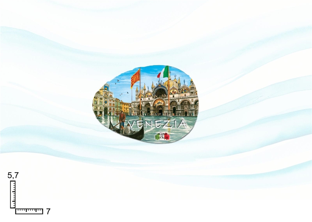 MAGNETE RESINA PIETRA RIL.VENEZIA