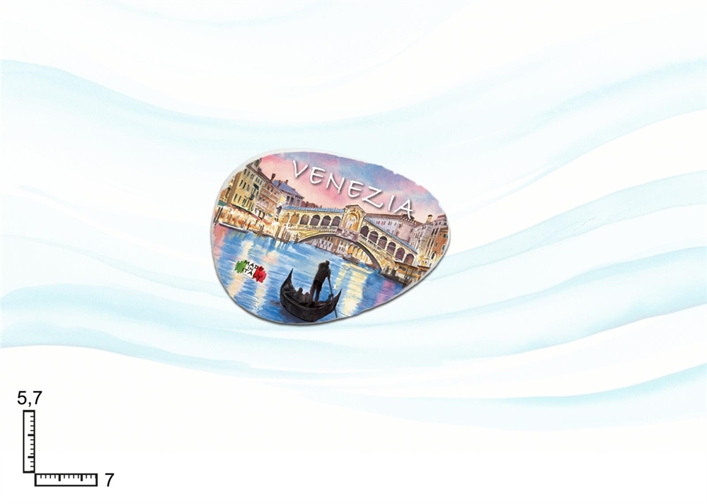 MAGNETE RESINA PIETRA RIL.VENEZIA