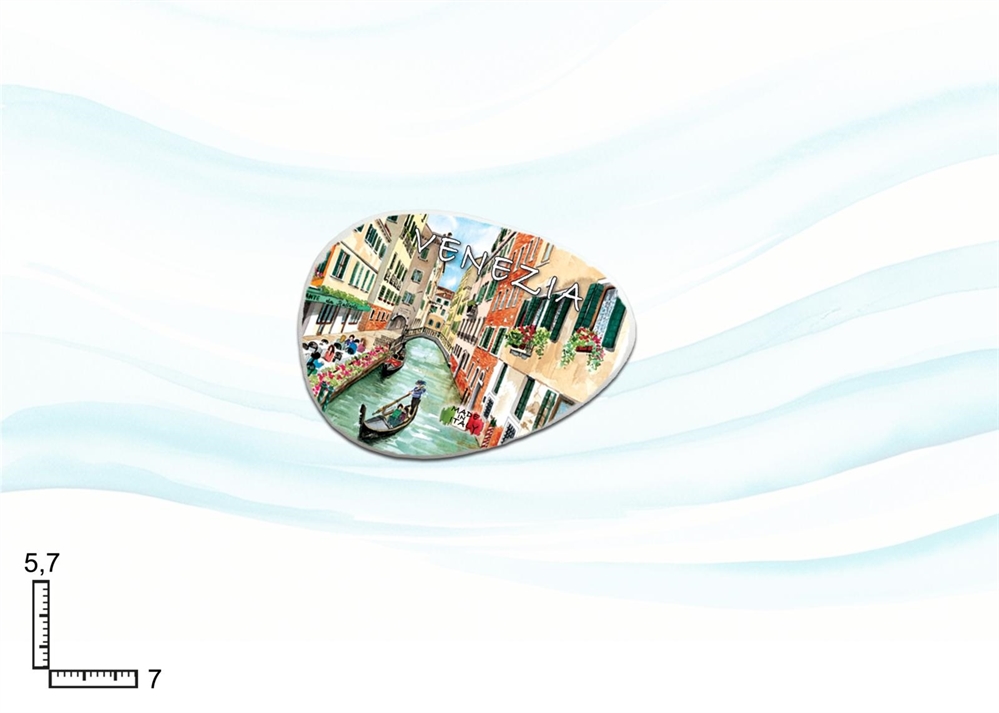 MAGNETE RESINA PIETRA RIL.VENEZIA