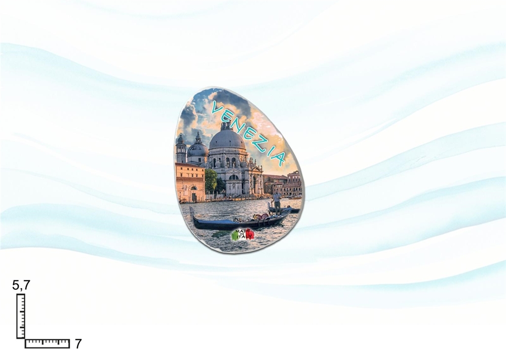 MAGNETE RESINA PIETRA RIL.VENEZIA