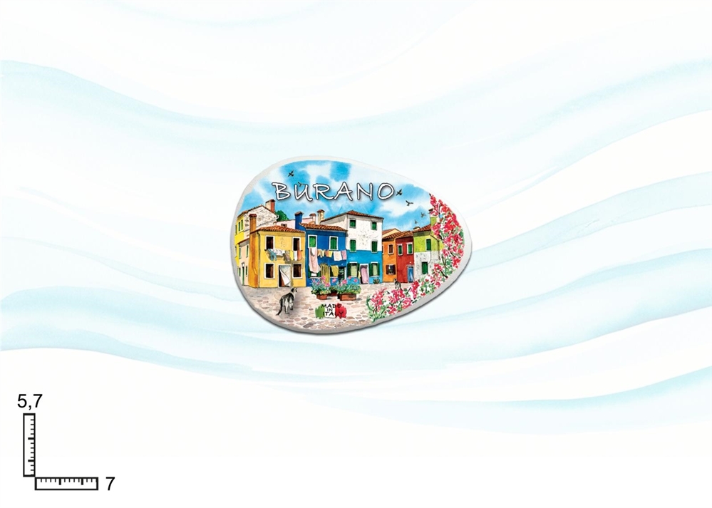 MAGNETE RESINA PIETRA RIL.BURANO