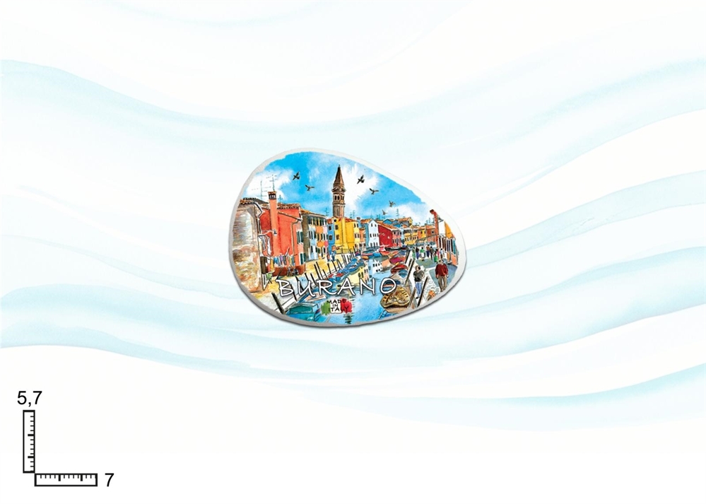 MAGNETE RESINA PIETRA RIL.BURANO