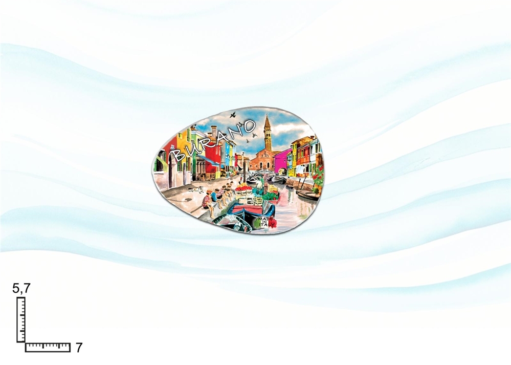 MAGNETE RESINA PIETRA RIL.BURANO