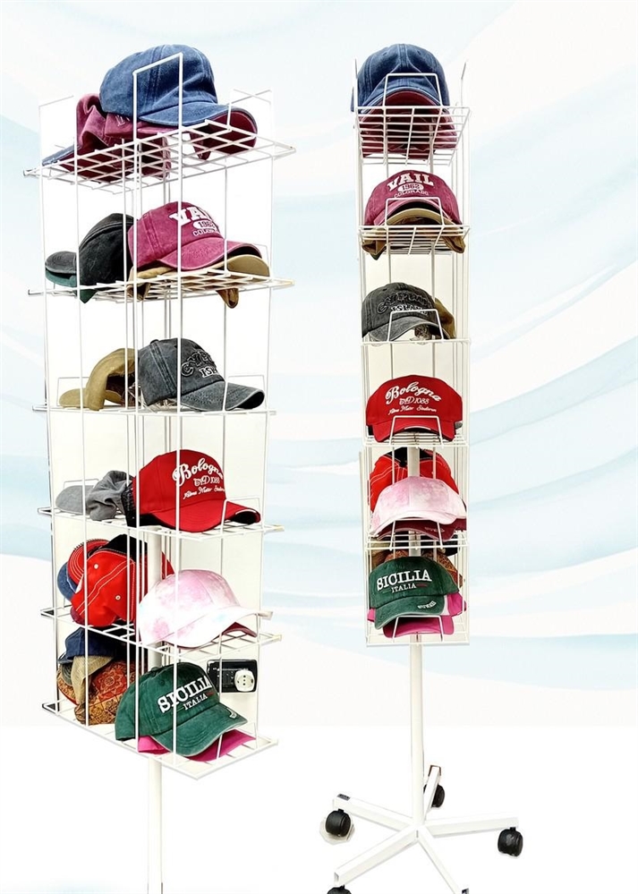 ESPOSITORE MET.DA TERRA 12 RIPIANI PER CAPPELLI