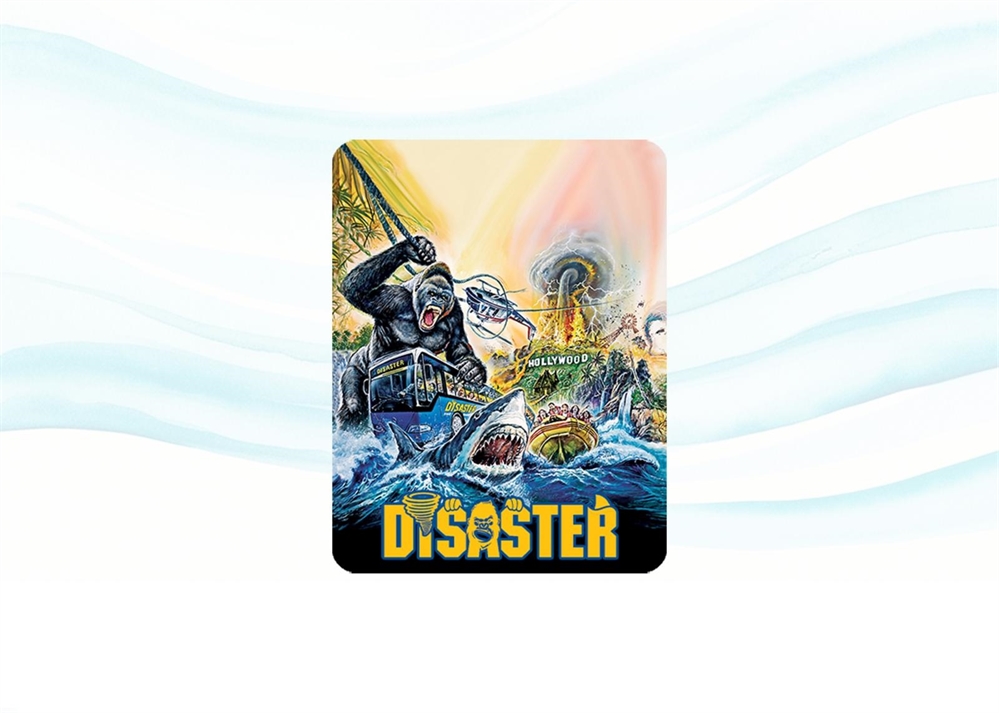 PORTACHIAVI METALLO/CUOIO DISASTER LOCANDINA VERTICALE