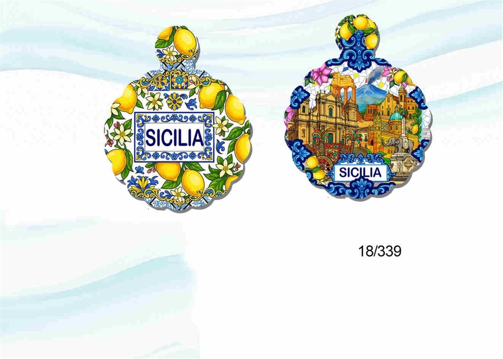 SOTTOPENTOLA CERAMICA RIL.SMERL.CM23X18 PERSONALIZZABILE