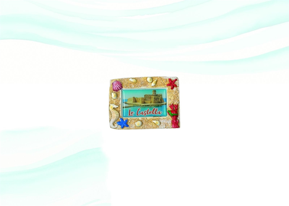MAGNETE RESINA RETT.CONCH.PERSONALIZZABILE