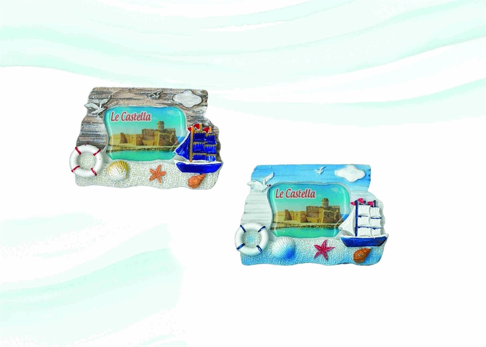 MAGNETE RESINA FUST.VELA PERSONALIZZABILE S/2