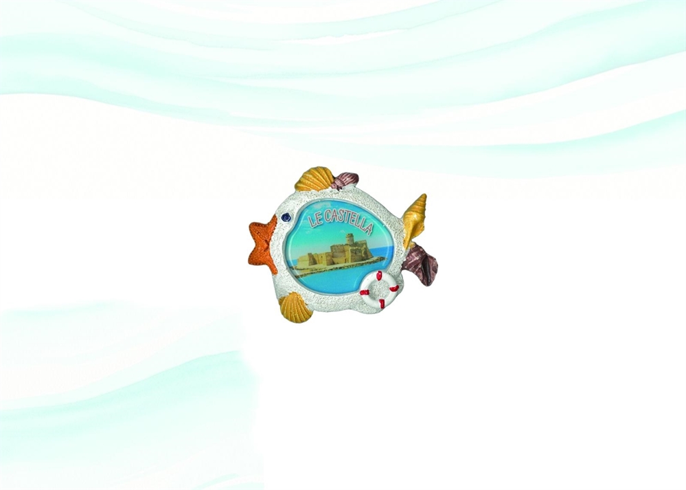 MAGNETE RESINA PESCE PERSONALIZZABILE
