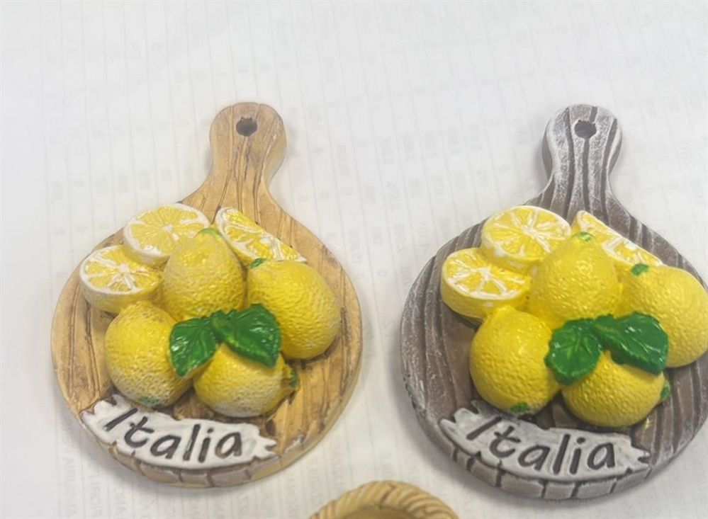 MAGNETE RESINA TAGLIERE LIMONI PERSONALIZZABILE