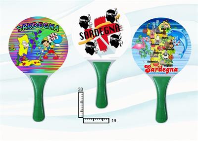 RACCHETTE PLASTICA CM33X19 PERSONALIZZABILE