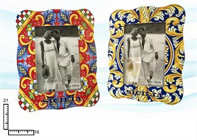 PORTAFOTO LEGNO CM21X16 SICILIA S/2