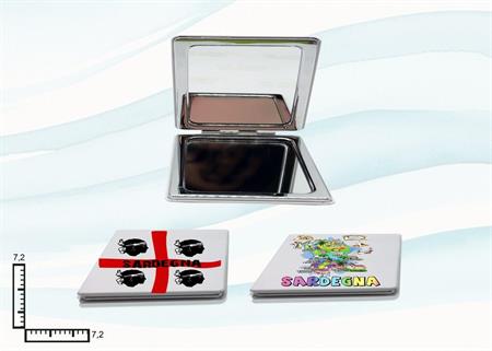 SPECCHIO BIANCO QUADRATO PERSONALIZZABILE