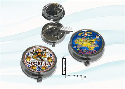 POSACENERE METALLO TASCABILE PERSONALIZZABILE