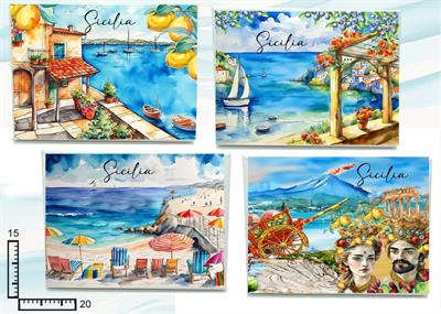 TELA CANVAS CM15X20 SICILIA S/6