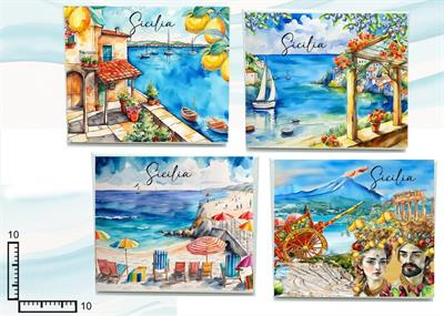 TELA CANVAS CM10X10 SICILIA S/6