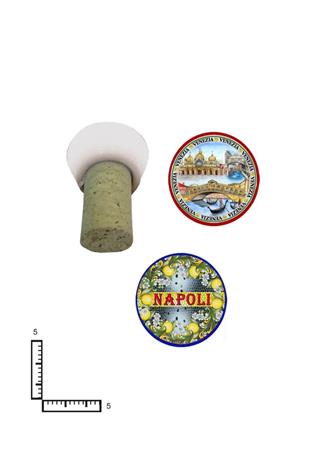 TAPPO CERAMICA C/SUGHERO L.CRACKLE