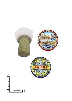 TAPPO CERAMICA C/SUGHERO L.CRACKLE