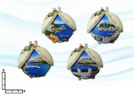 MAGNETE RESINA COCCINELLA CM6X5.6 GENERICO PAESAGGI STRASS