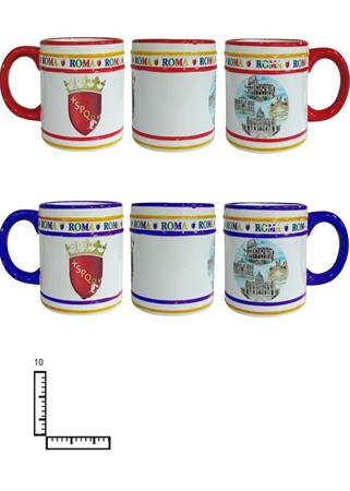 MUG CERAMICA CM10 C/MANICO L.CRACKLE