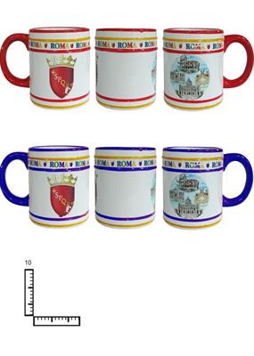 MUG CERAMICA CM10 C/MANICO L.CRACKLE