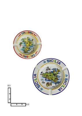 POSACENERE TONDO CERAMICA CM8.5 L.CRACKLE