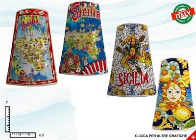 MAGNETE TEGOLA CERAMICA CM6 SICILIA ASSORTIMENTO