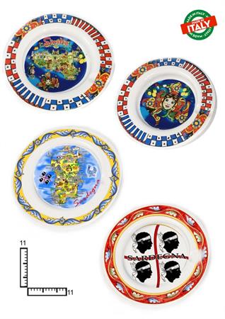 POSACENERE TONDO CERAMICA CM11 PERSONALIZZABILE