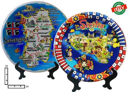 PIATTO CERAMICA CM26 PERSONALIZZABILE