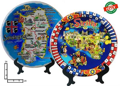 PIATTO CERAMICA CM26 PERSONALIZZABILE