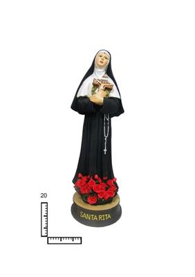 STATUA RESINA SANTA RITA CM20