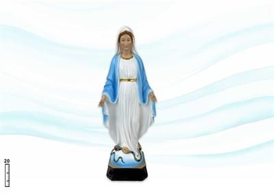 STATUA RESINA MADONNA MIRACOLOSA CM20