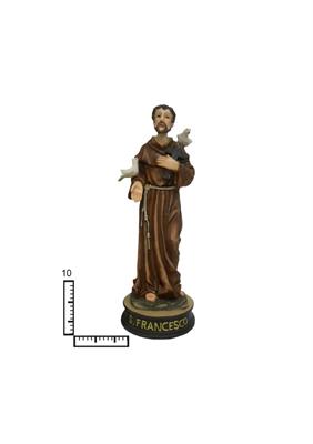 STATUA RESINA SAN FRANCESCO C/UCC. E CR CM10