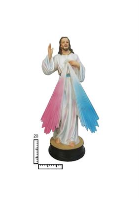 STATUA RESINA GESU MISERICORDIOSO CM20