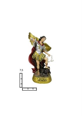 STATUA RESINA SAN MICHELE ARC. CM7.5
