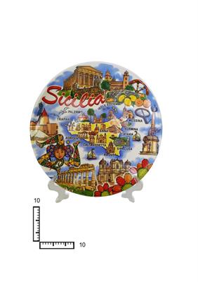 PIATTO CERAMICA CM10 PERSONALIZZABILE