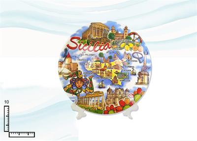 PIATTO CERAMICA CM20 SICILIA
