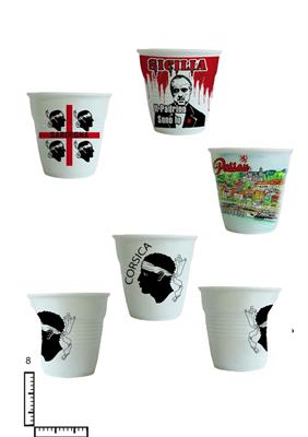BICCHIERINO CAFFE' BIANCO CM5.5 PERSONALIZZABILE