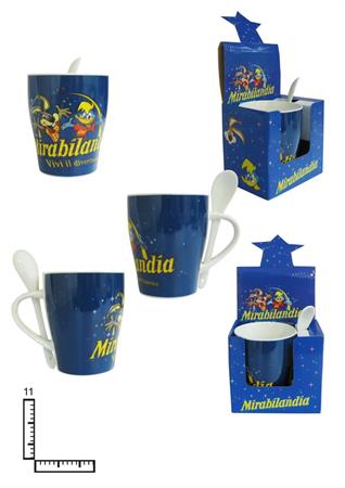 MUG C/CUCCHIAINO CM10X11.5 PERSONALIZZABILE