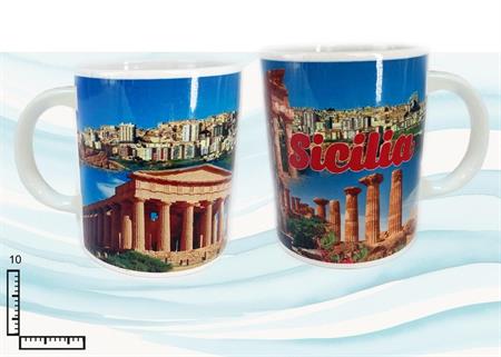 MUG SUBLIMAZIONE BIANCO CM10 GROUPAGE SICILIA