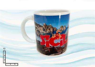 MUG SUBLIMAZIONE BIANCO CM10 SICILIA