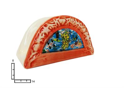 PORTATOVAGIOLI CORALLO CERAMICA PERSONALIZZABILE