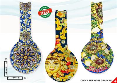POGGIAMESTOLO FONDO CERAMICA CM30 SICILIA ASSORTIMENTO
