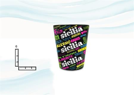 BICCHIERE VETRO SV. NERO CM6 SICILIA