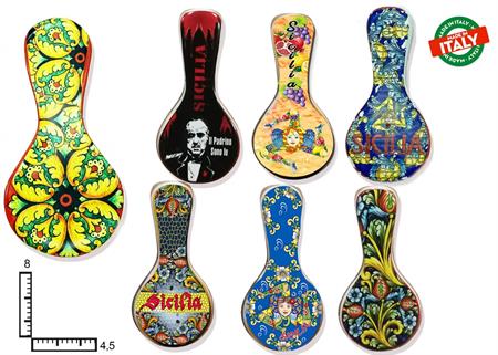MAGNETE POGGIAMESTOLO CERAMICA PERSONALIZZABILE