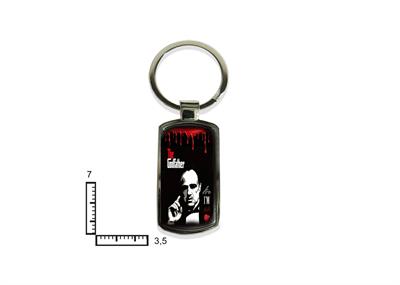 PORTACHIAVI METALLO RETT. PERSONALIZZABILE '87/024'