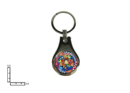 PORTACHIAVI METALLO GOCCIA PERSONALIZZABILE '87/030'